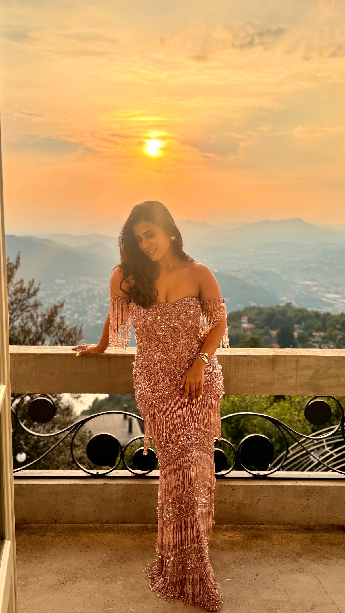 Lilla di como gown