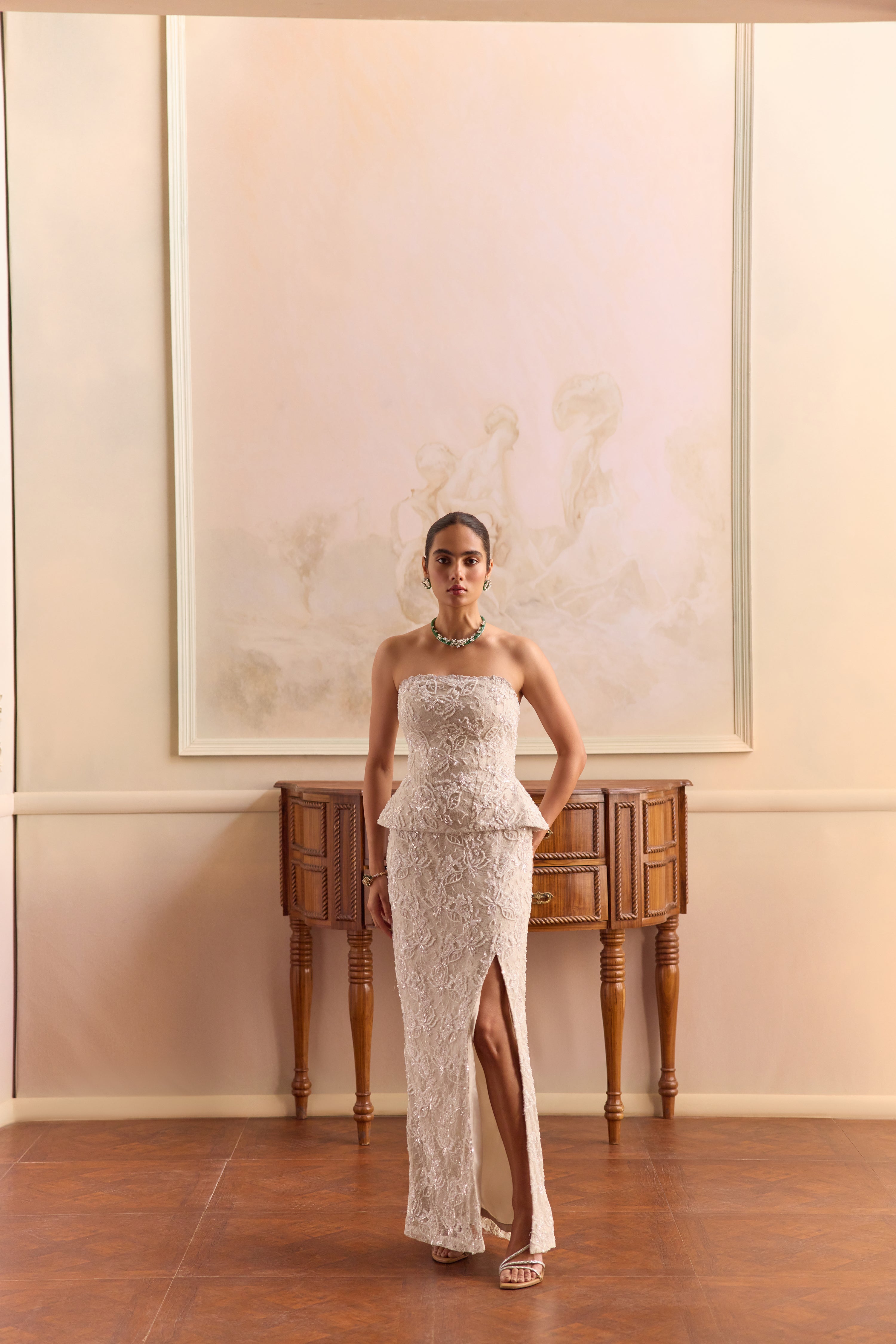 Maison pearl- corset & skirt set
