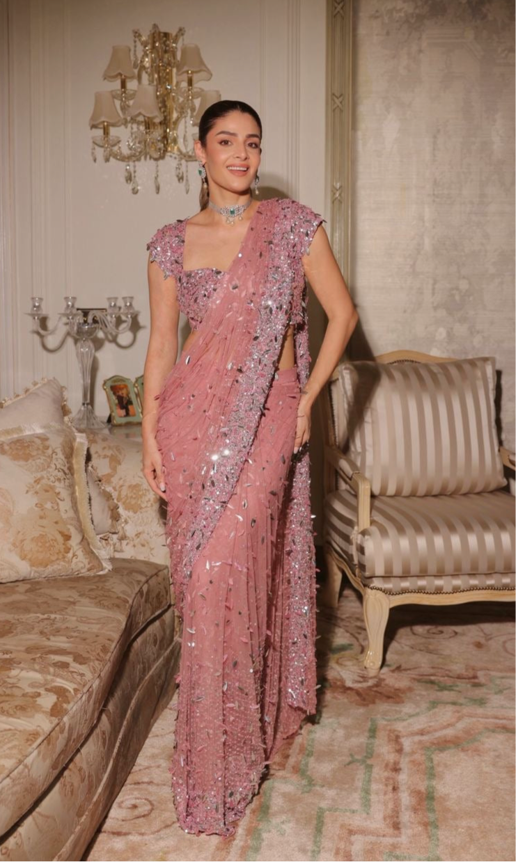 ROSE BLOOM SAREE