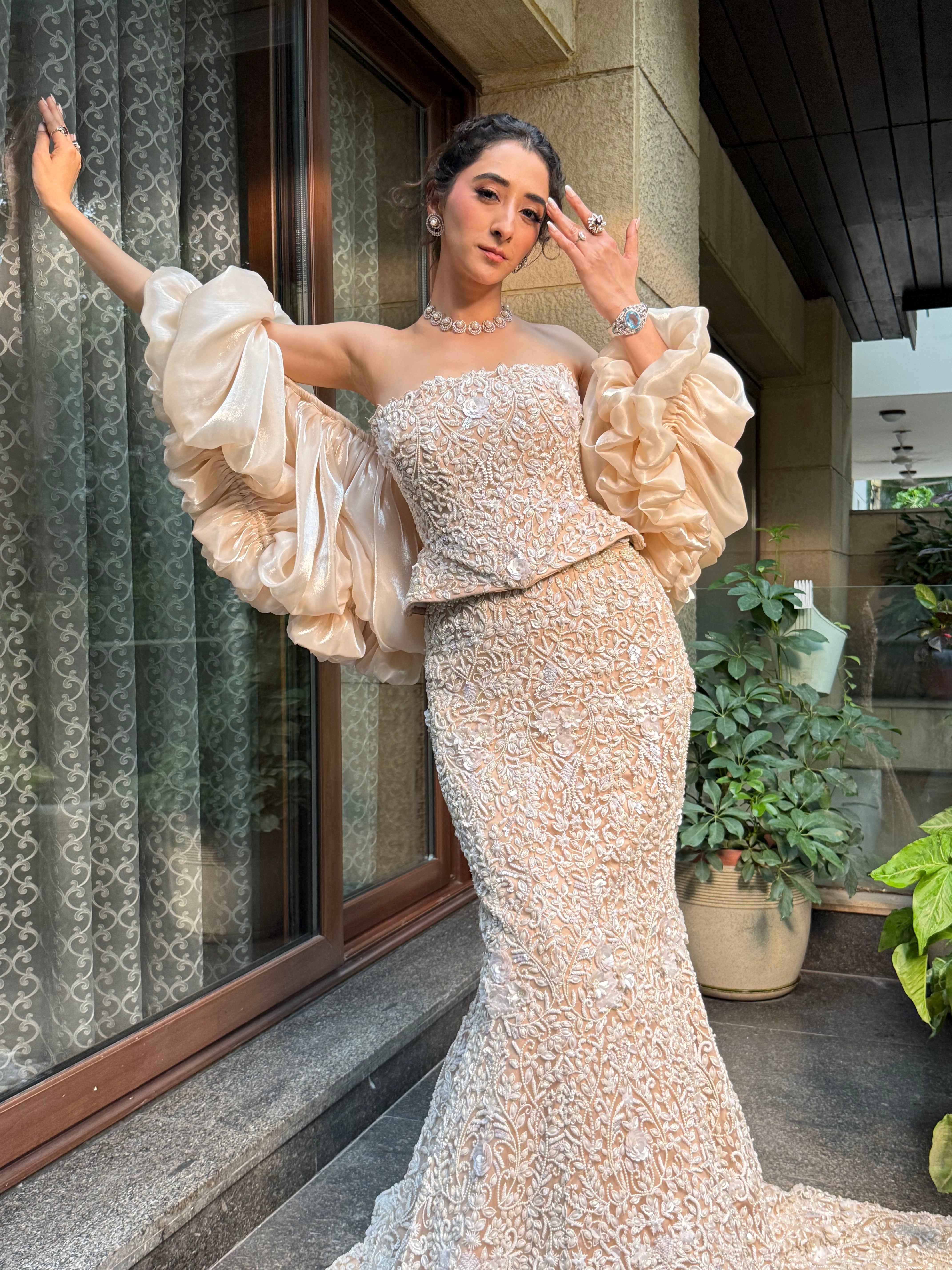 Cindrelle Corset mermaid lehenga