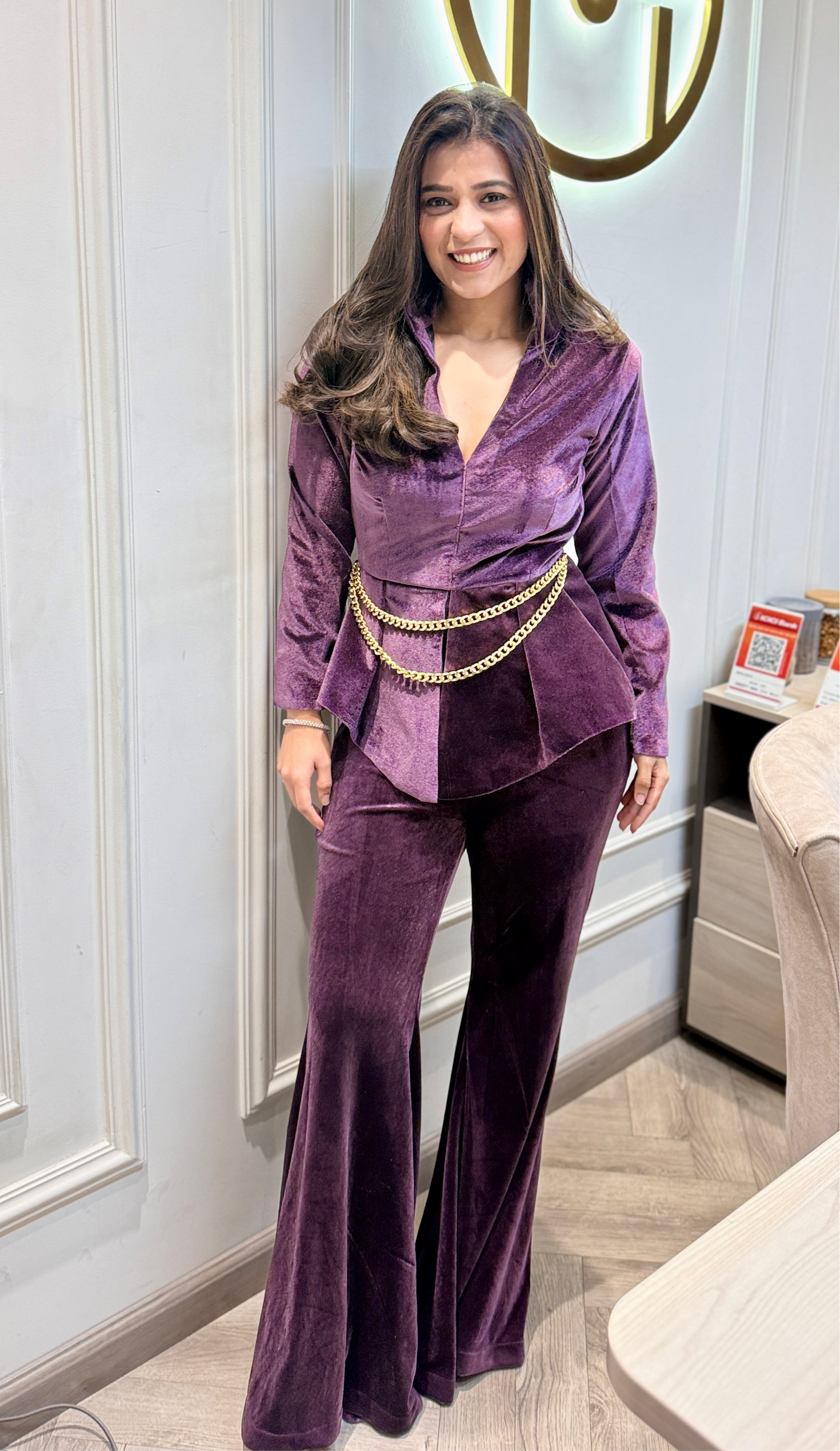 LAVENDER VELVET CO-ORD