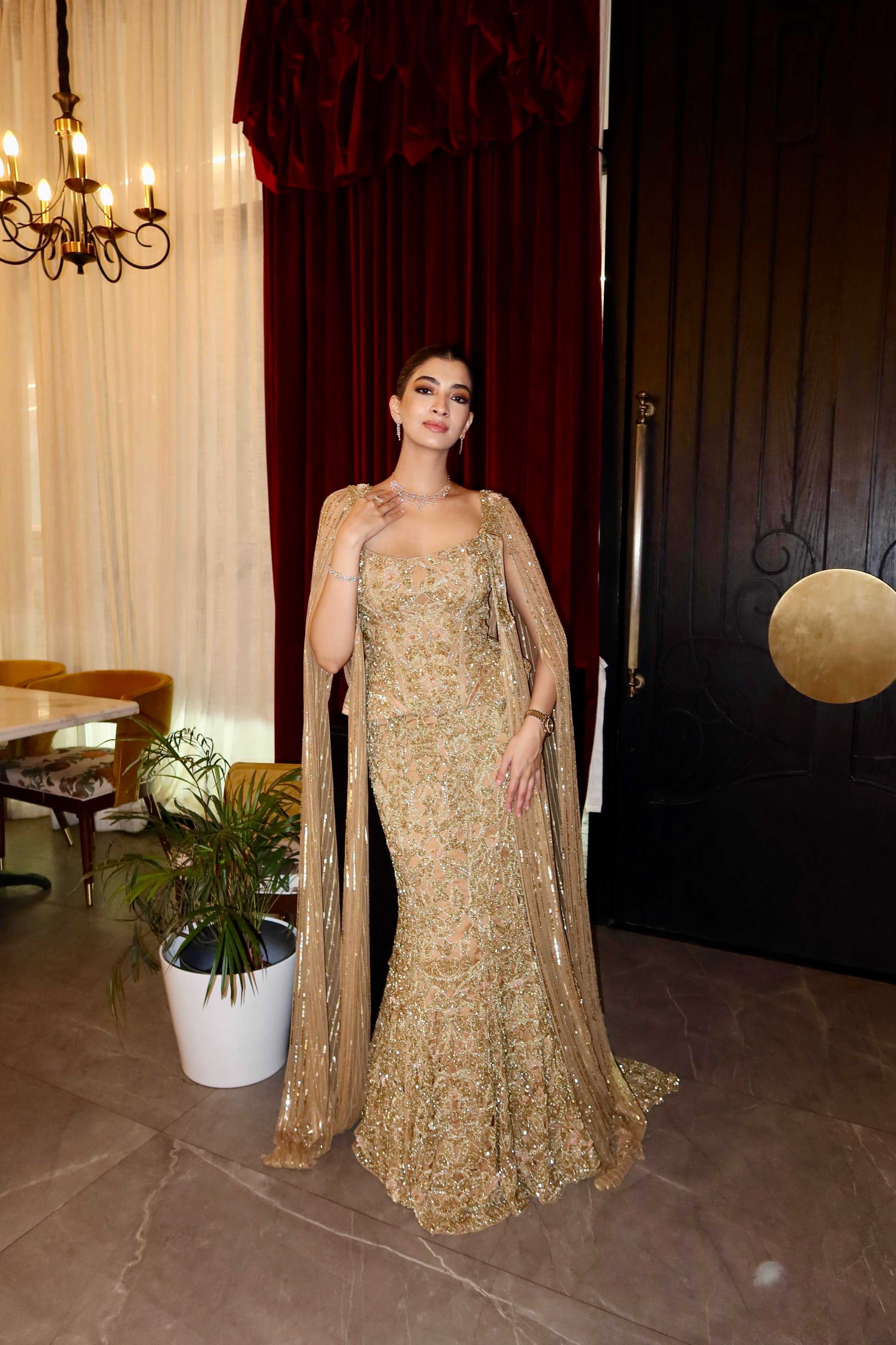 GOLDUST CORSET LEHENGA