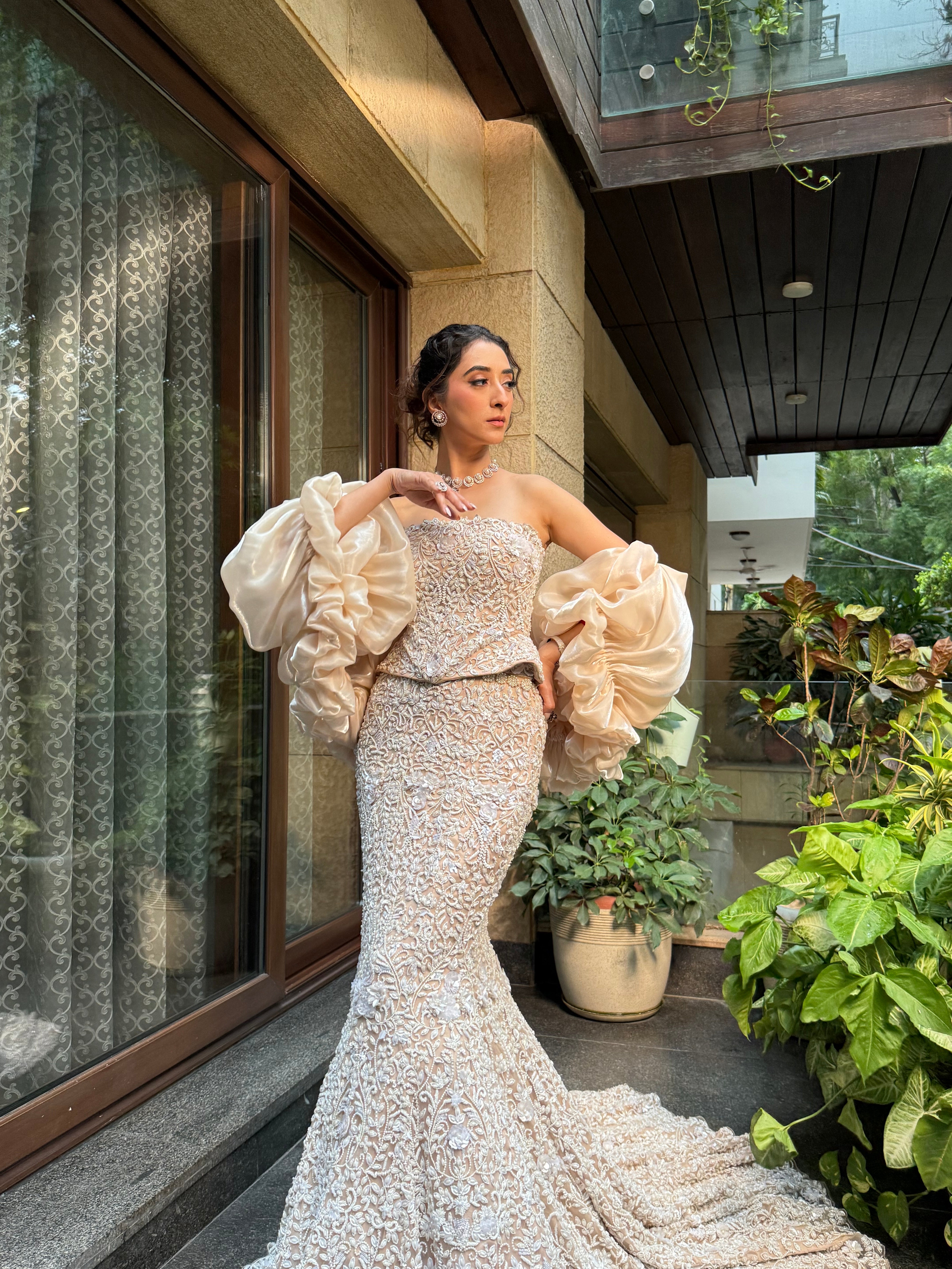 Cindrelle Corset mermaid lehenga