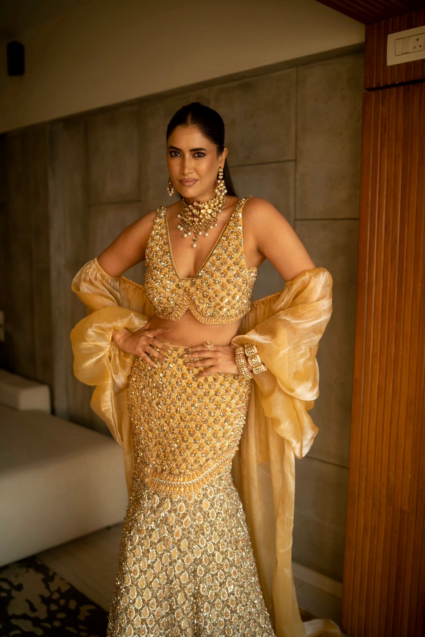 Alisha Pekha in honeycomb