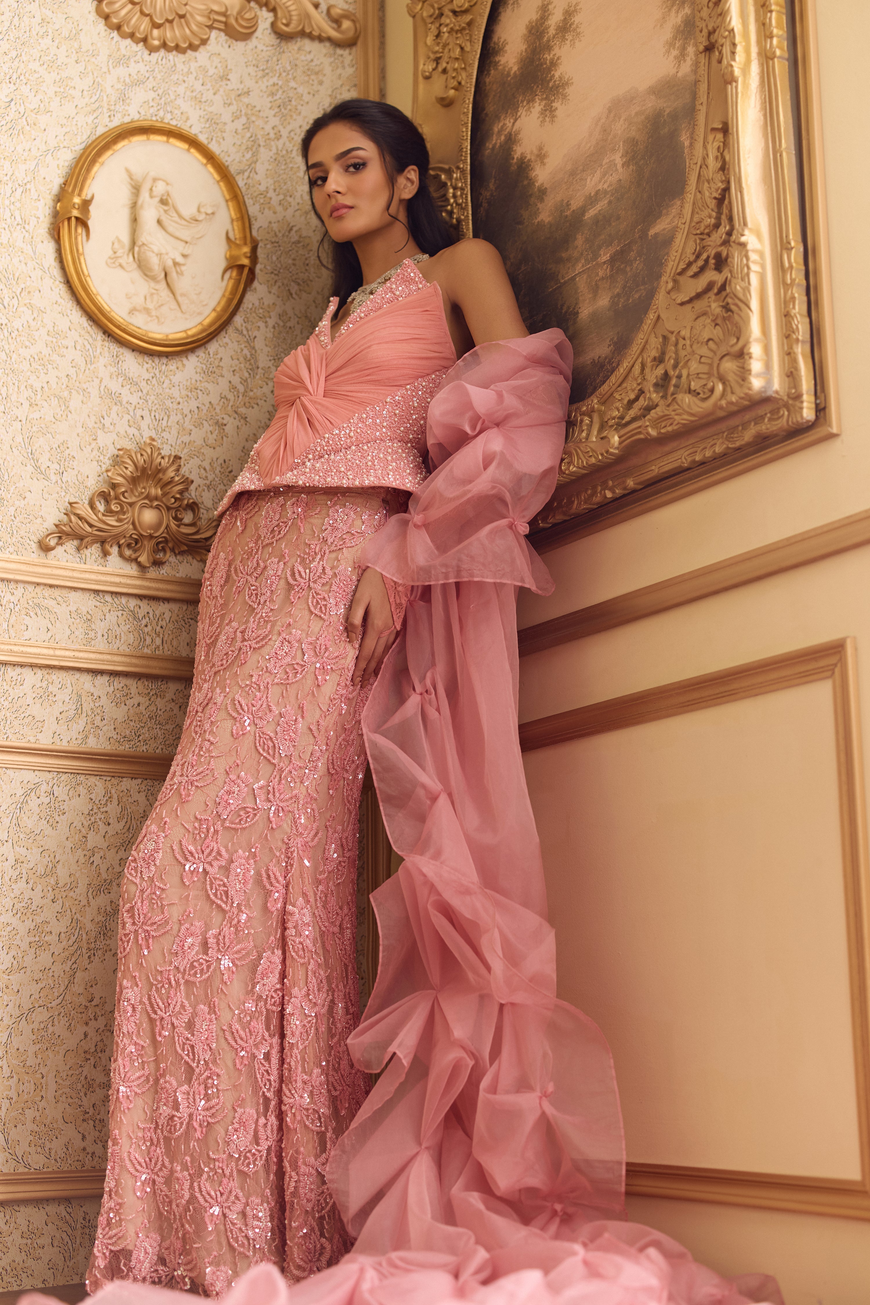 La vie en rose corset Gown
