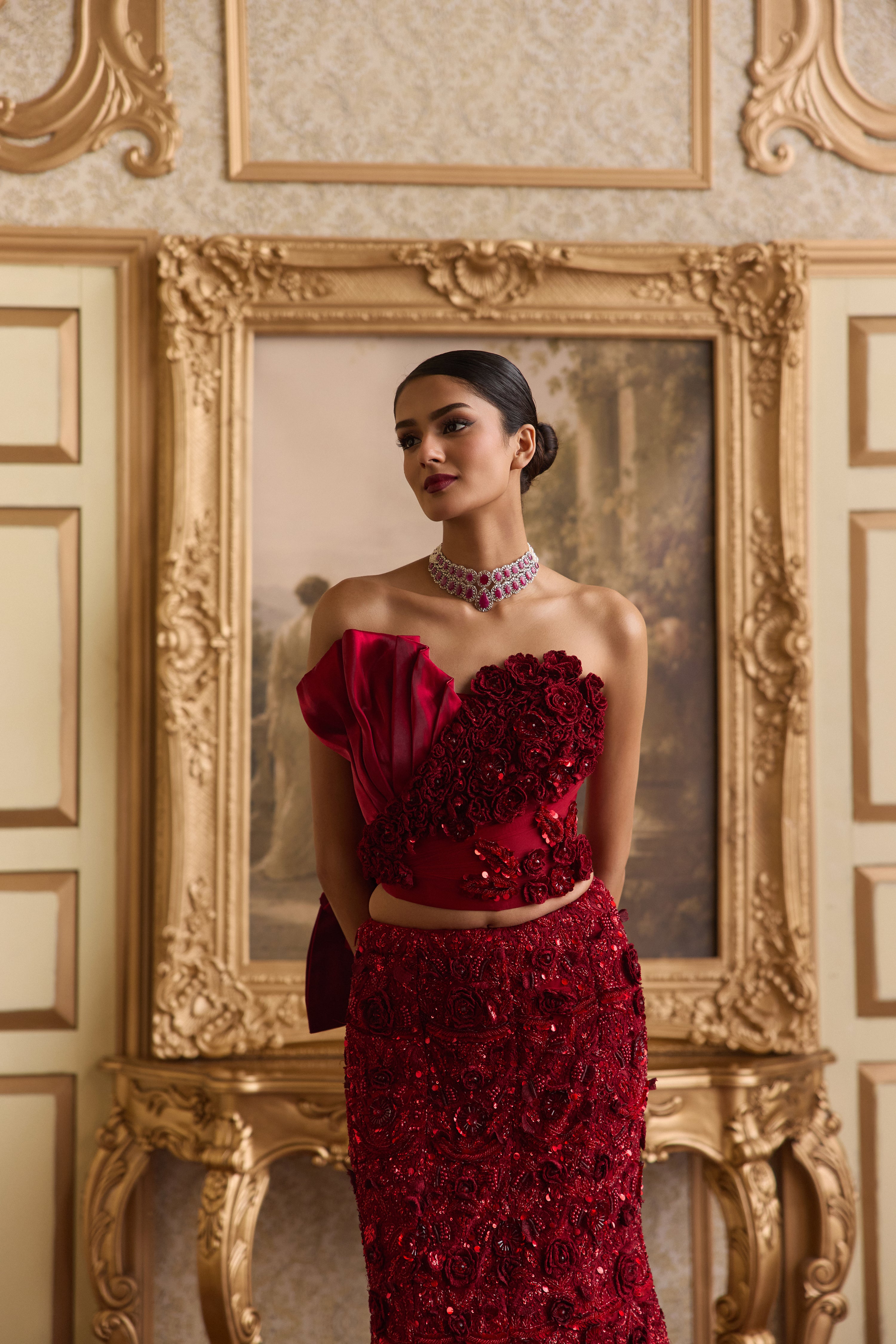 ROUGE ROSE MERMAID LEHENGA