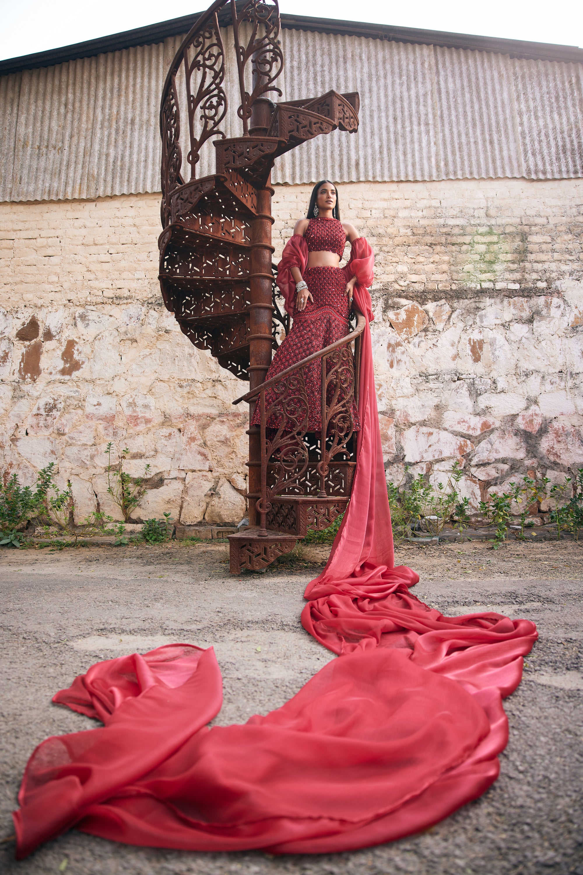 Blaze Mermaid lehenga set