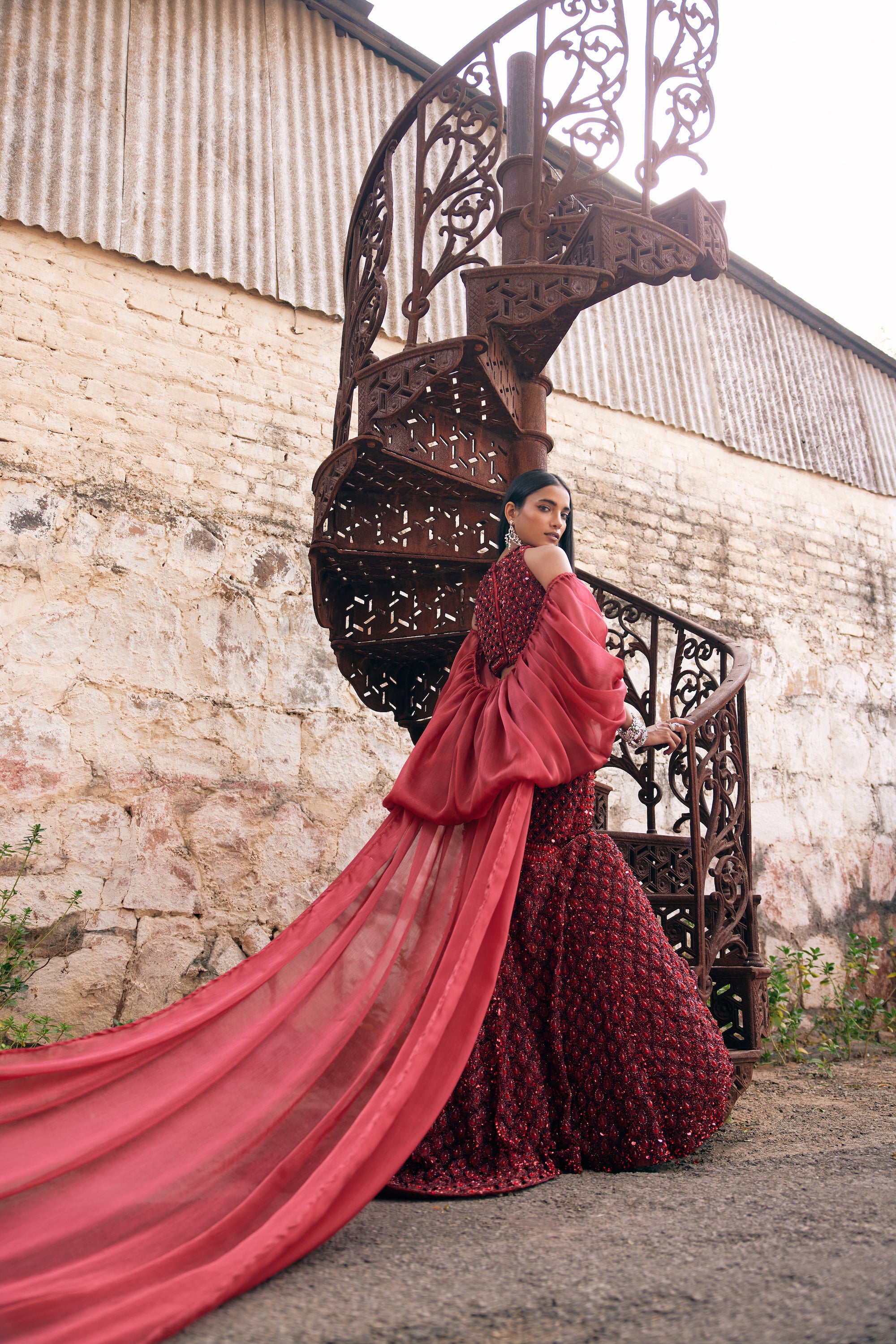 Blaze Mermaid lehenga set