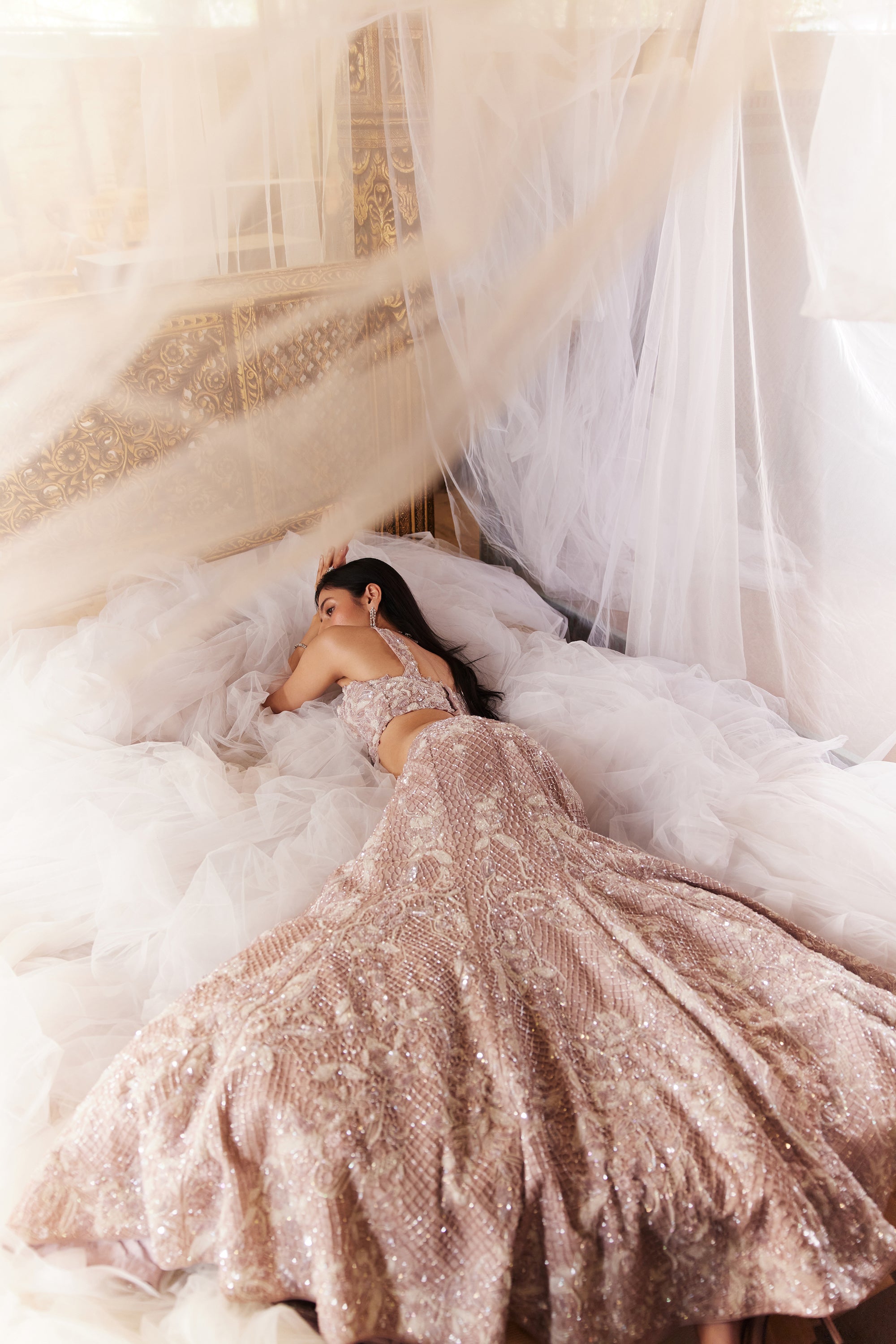 Iris Mermaid lehenga