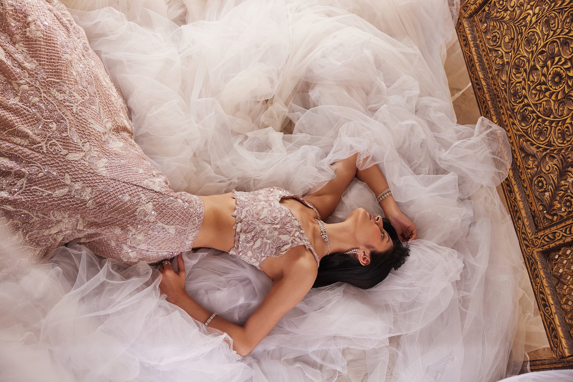 Iris Mermaid lehenga