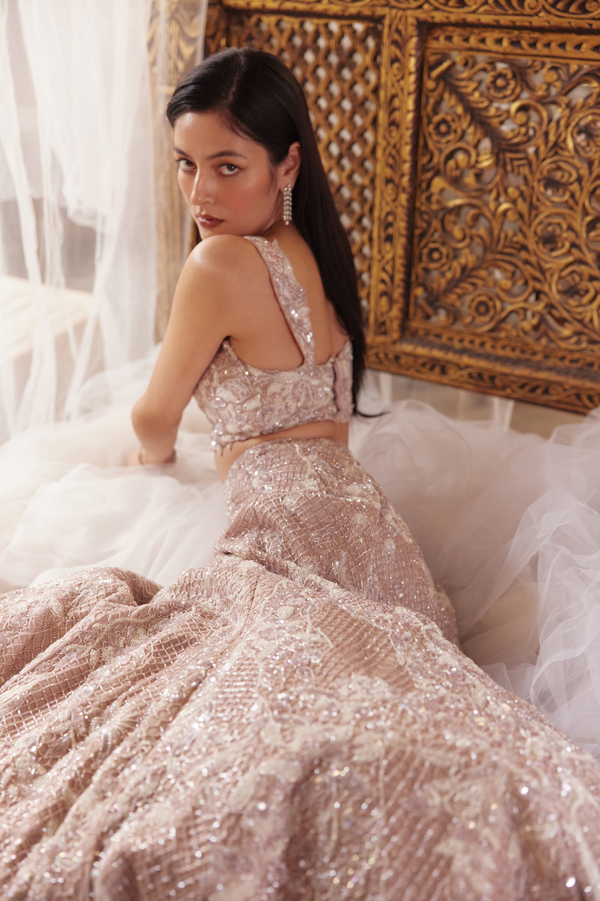 Iris Mermaid lehenga