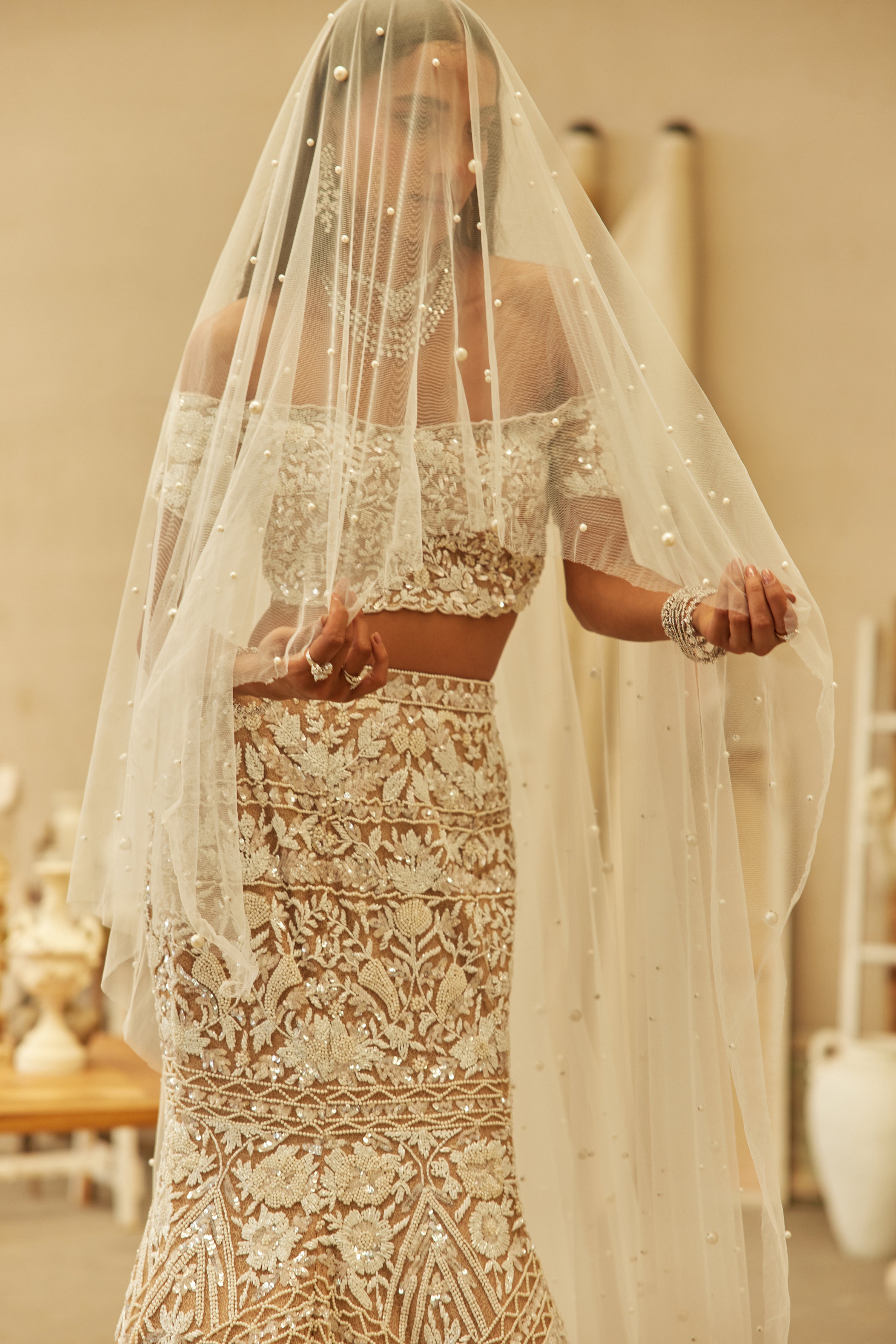 Valeria mermaid lehenga