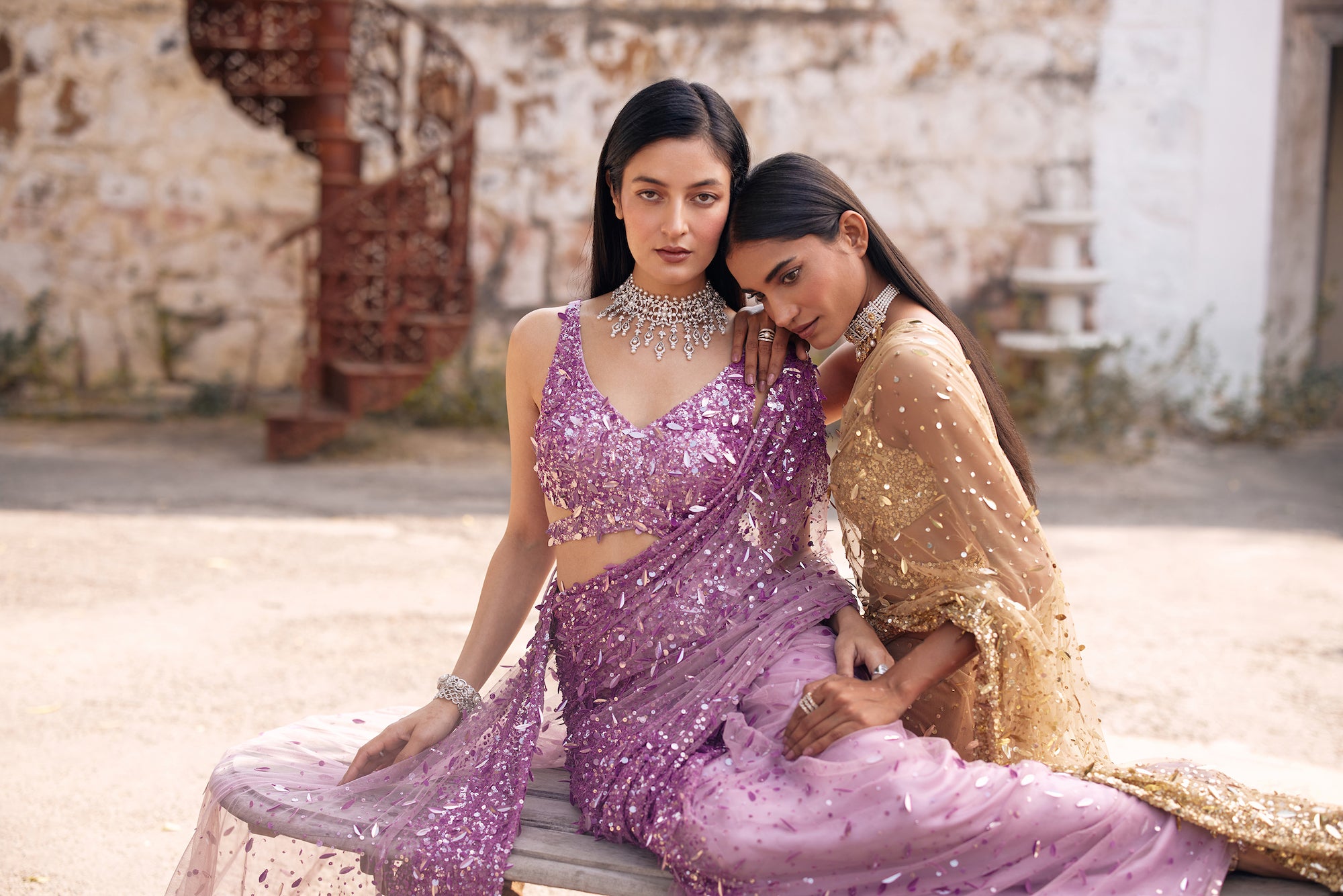 Orchid saree