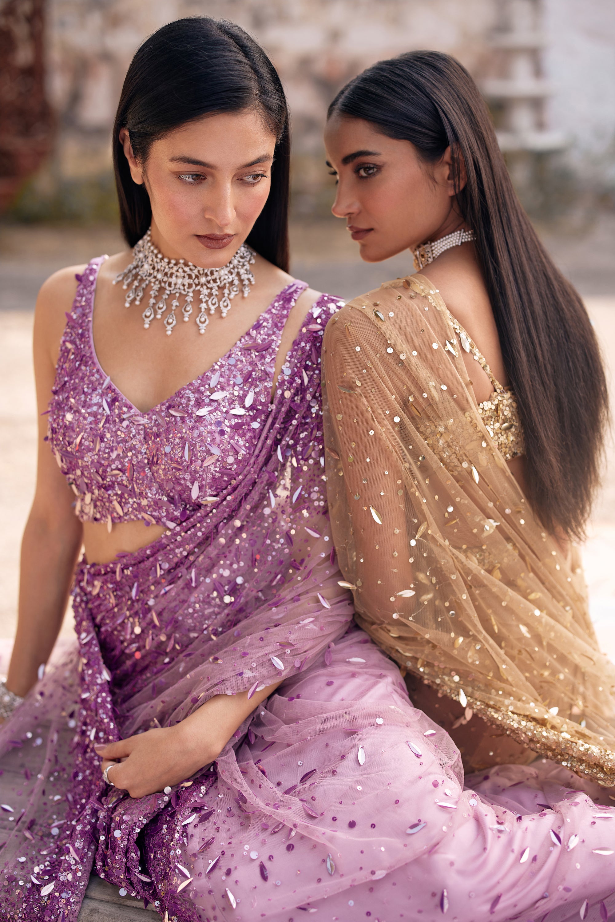 Orchid saree