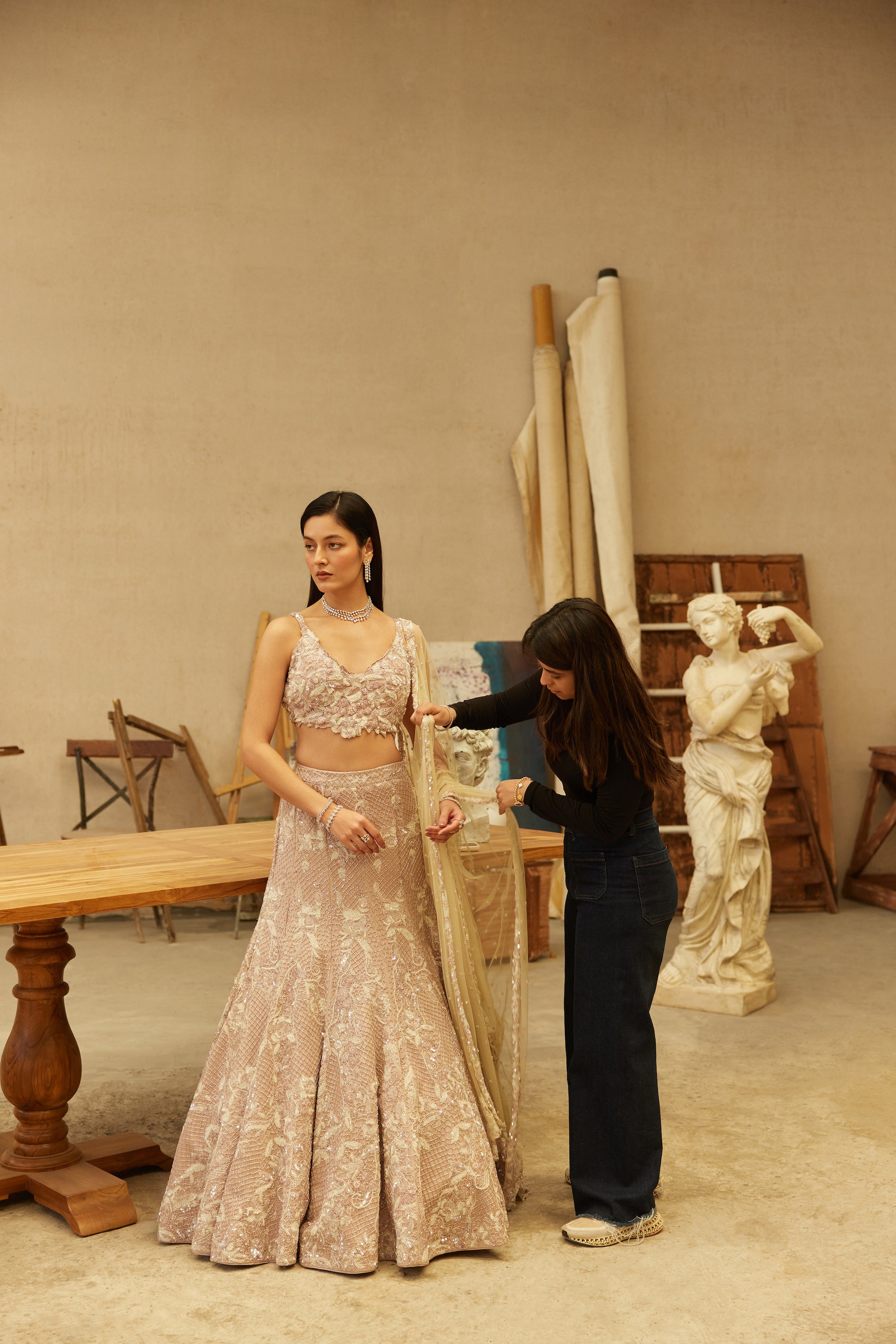 Iris Mermaid lehenga