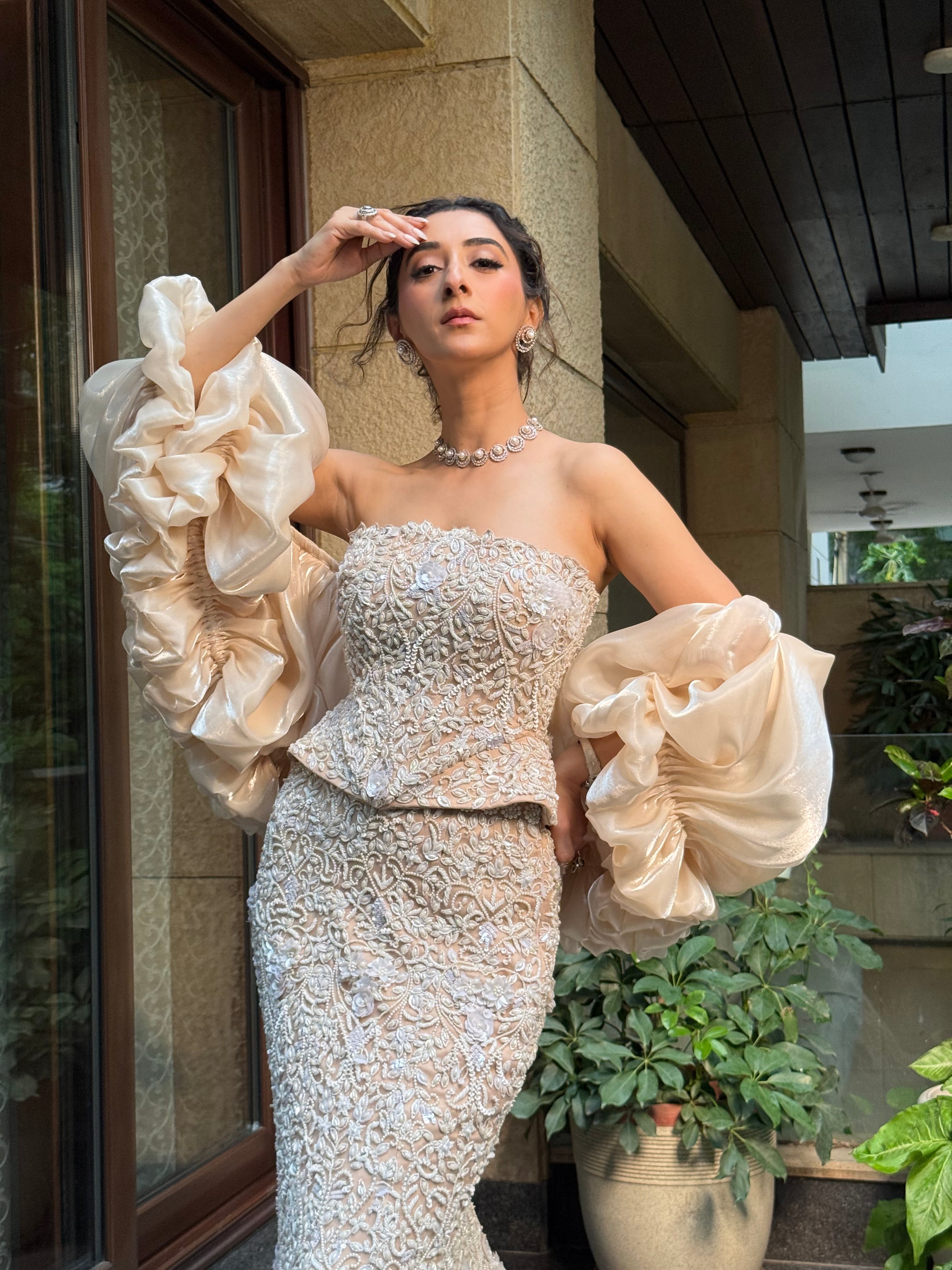 Cindrelle Corset mermaid lehenga