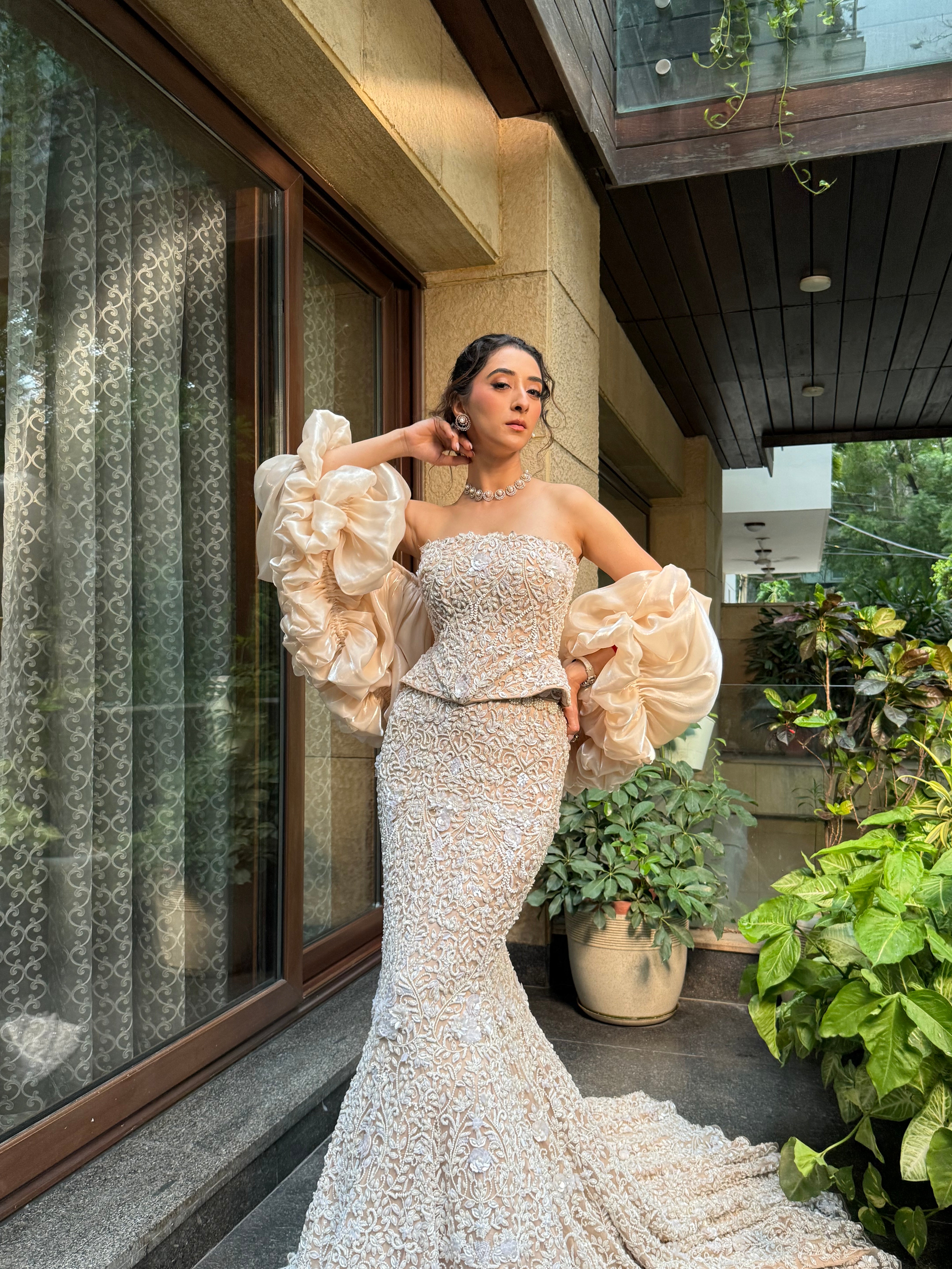 Cindrelle Corset mermaid lehenga