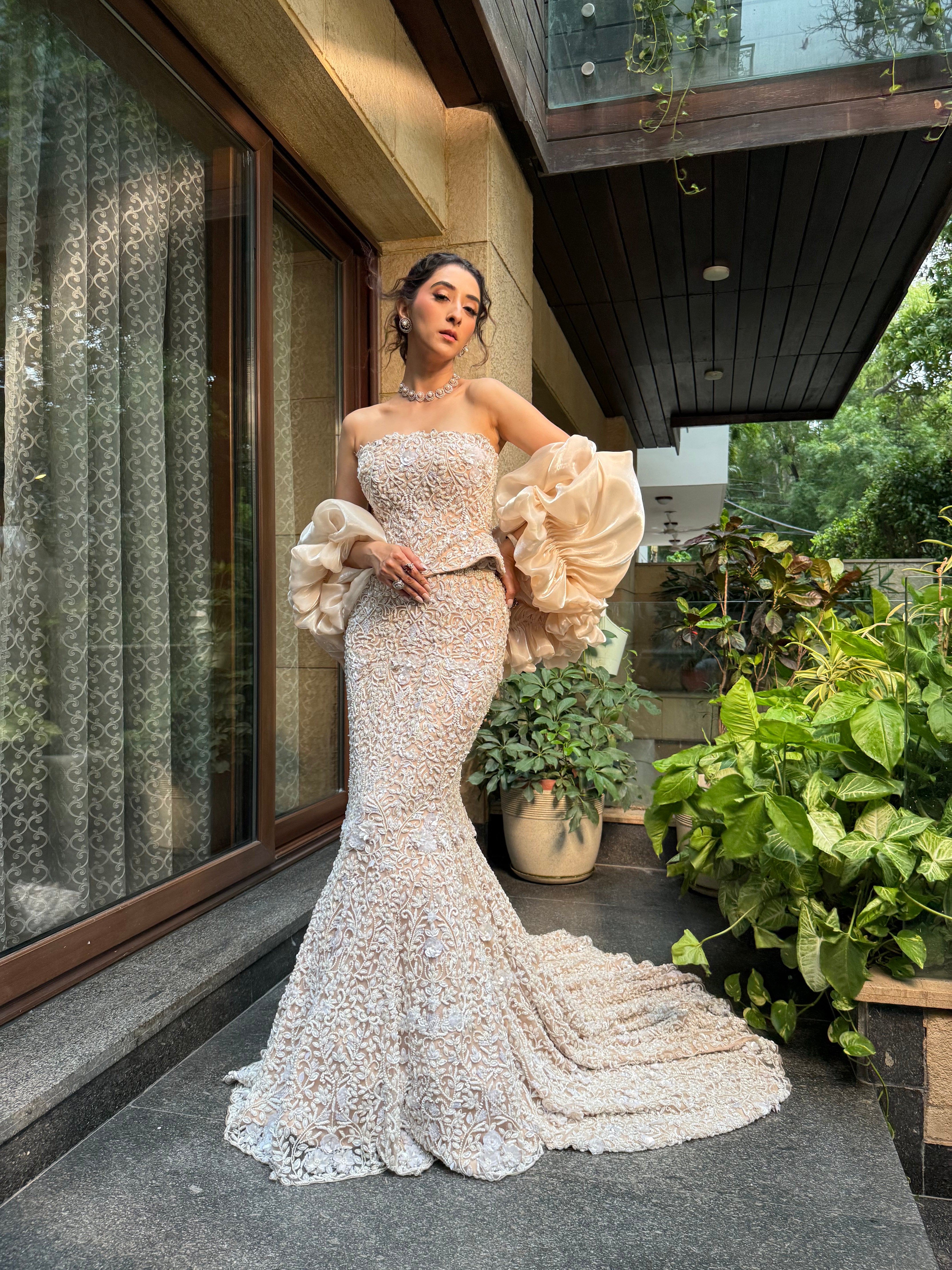 Cindrelle Corset mermaid lehenga