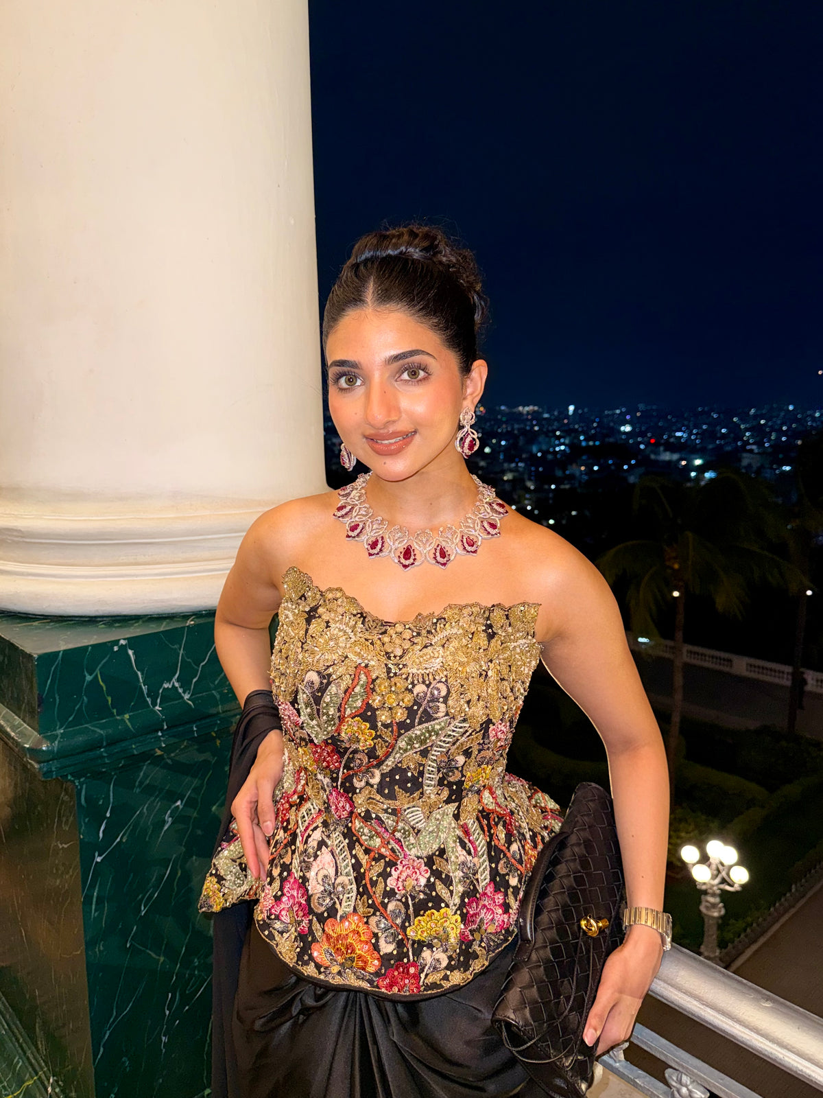 ESHA RAO IN SECRET GARDEN CORSET AND LEHENGA