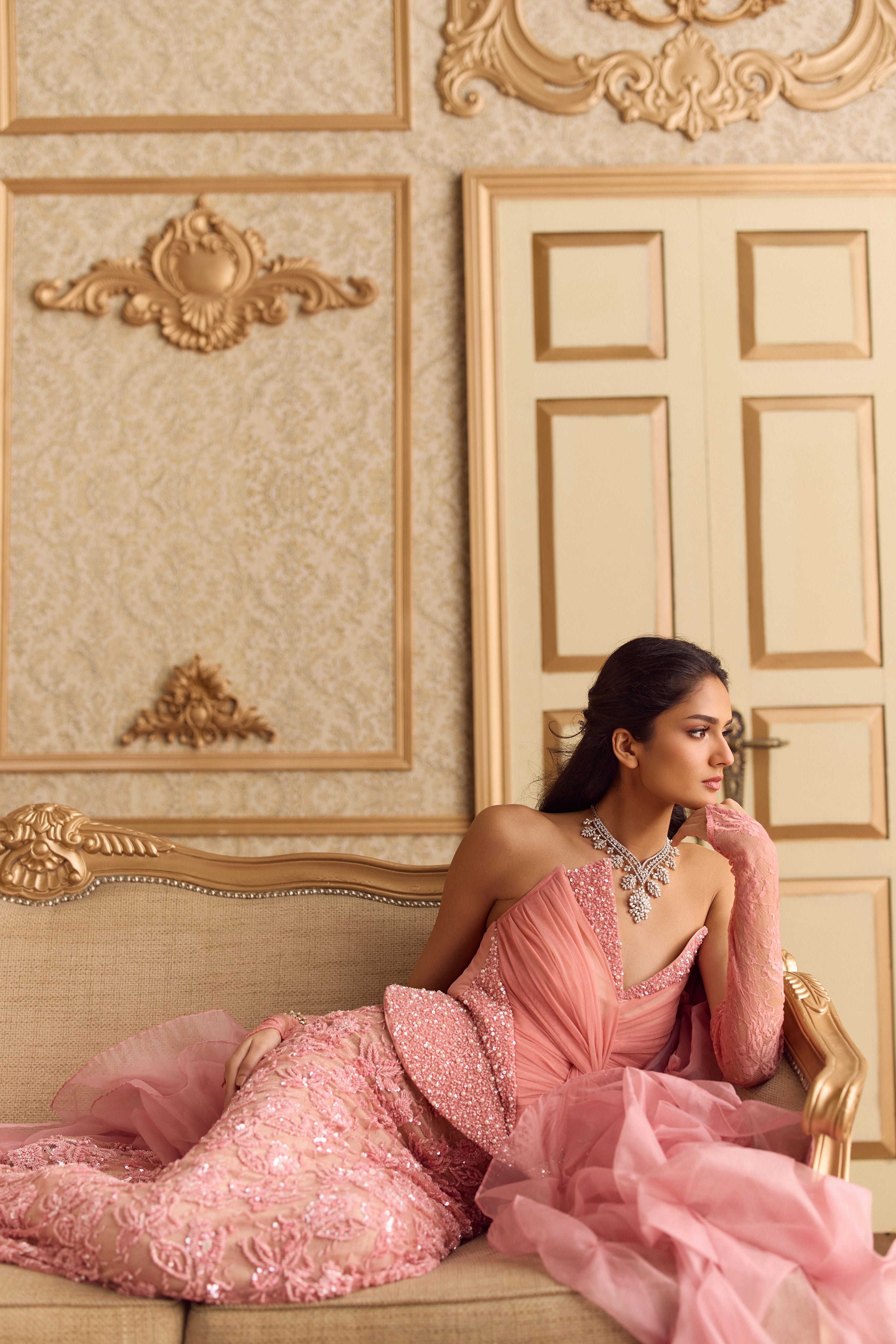 La vie en rose corset Gown
