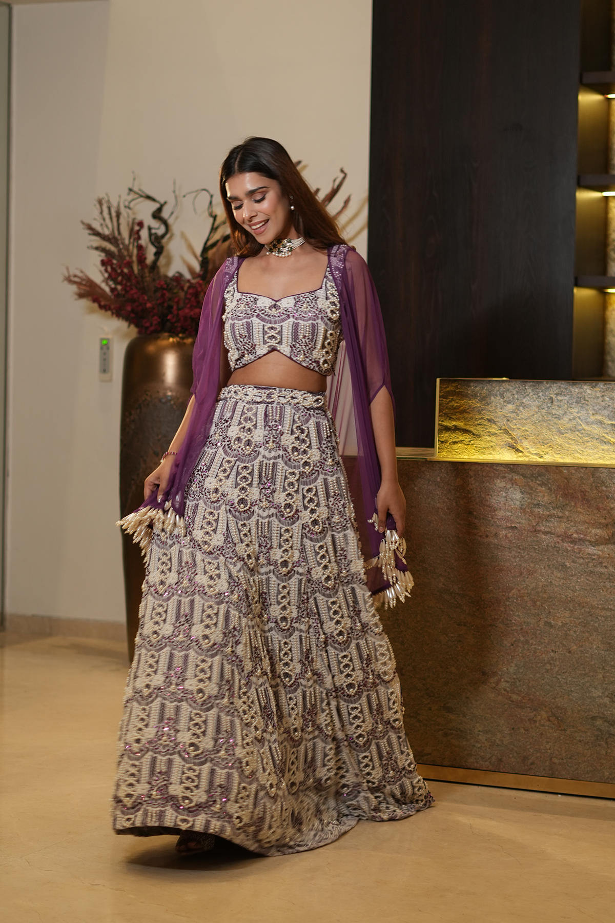 Peal & Plum Lehenga