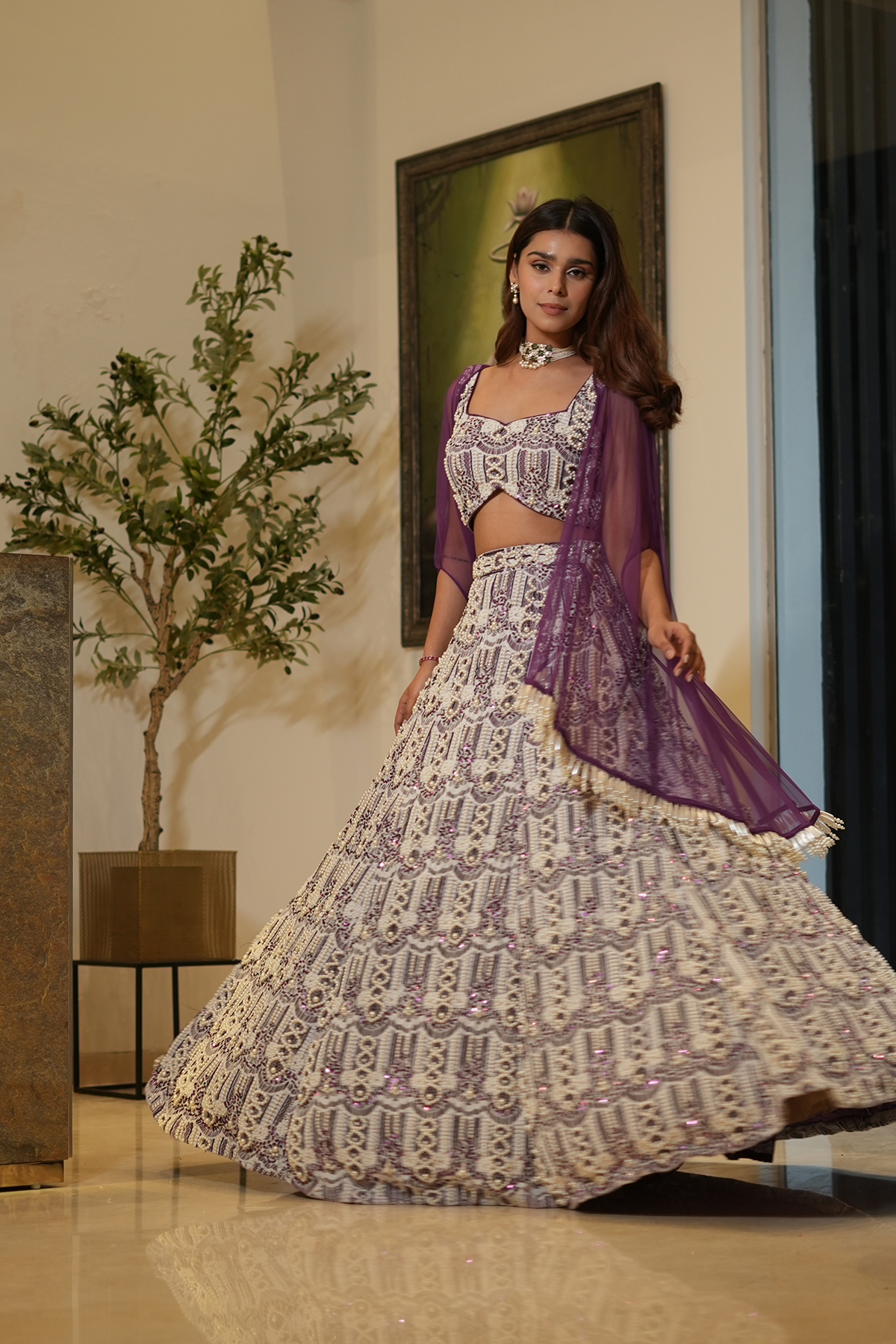 Peal & Plum Lehenga