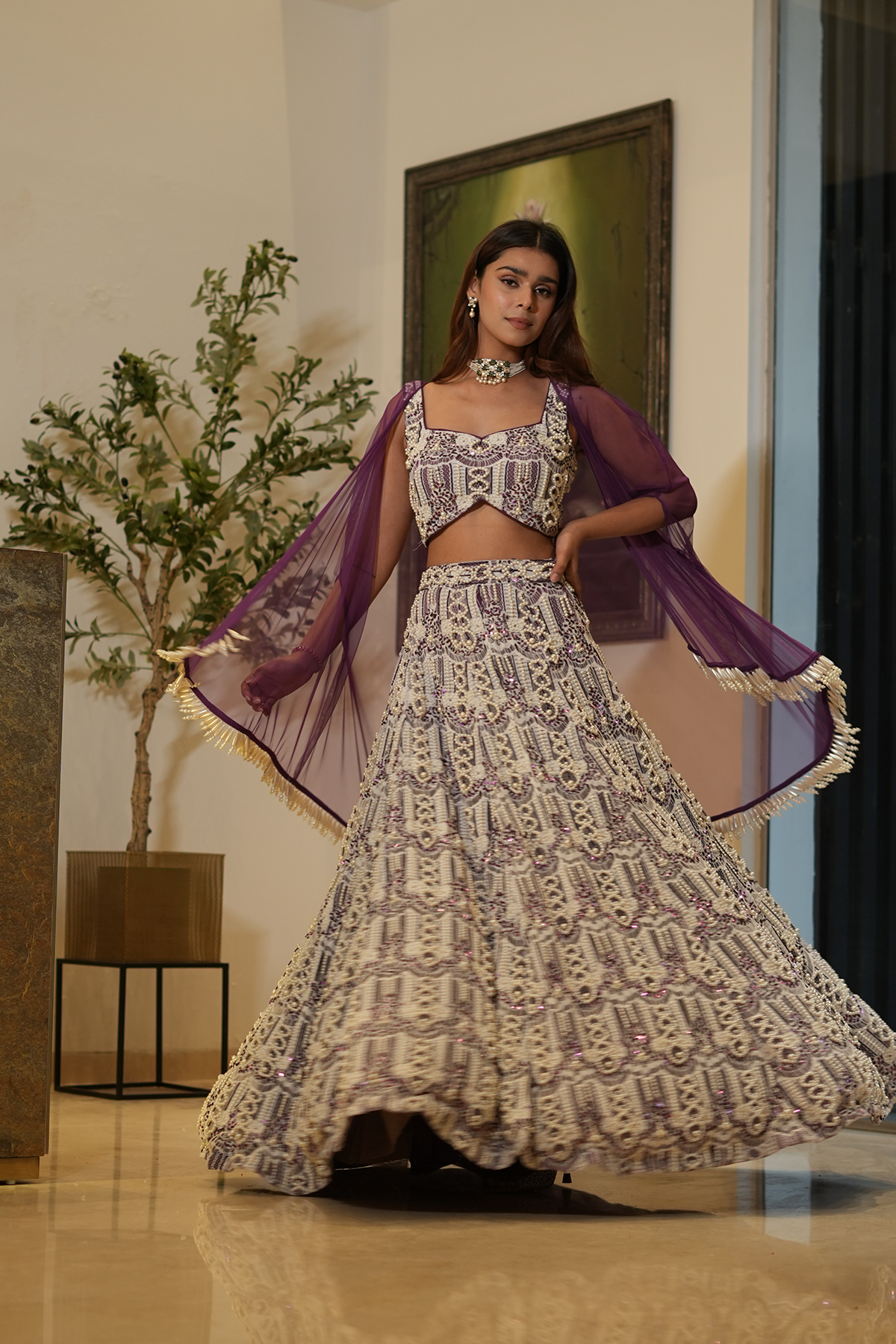 Peal & Plum Lehenga