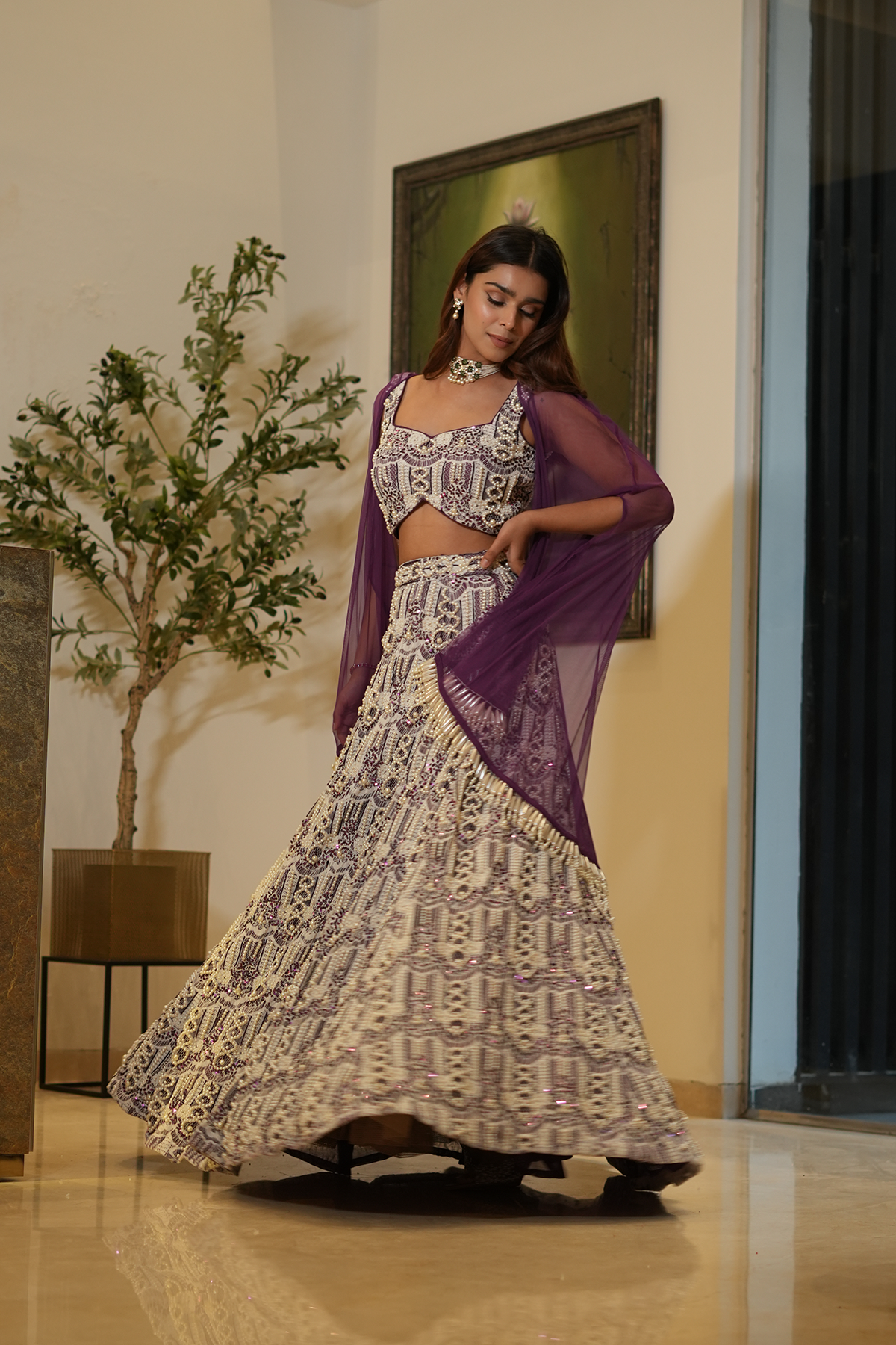 Peal & Plum Lehenga