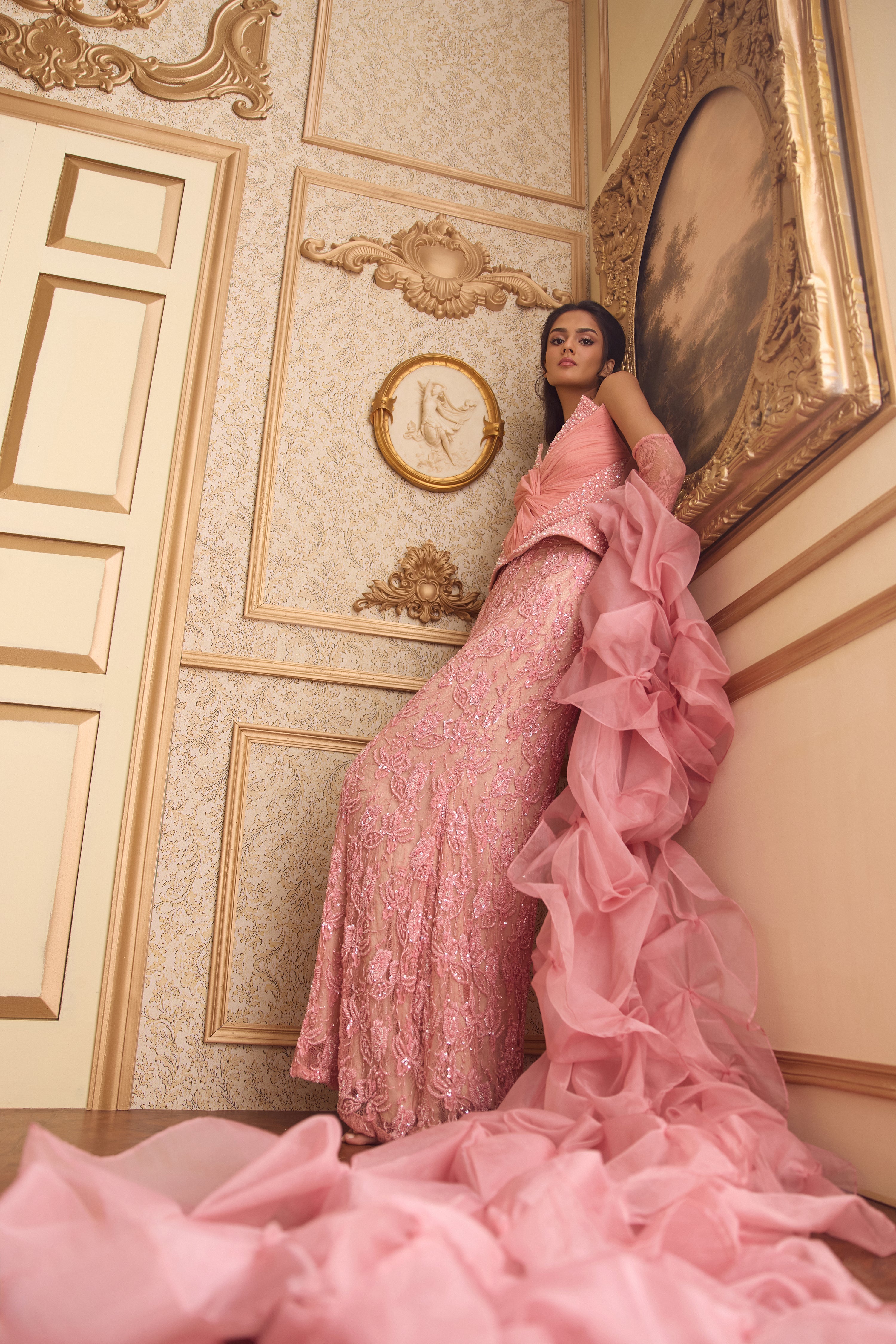 La vie en rose corset Gown