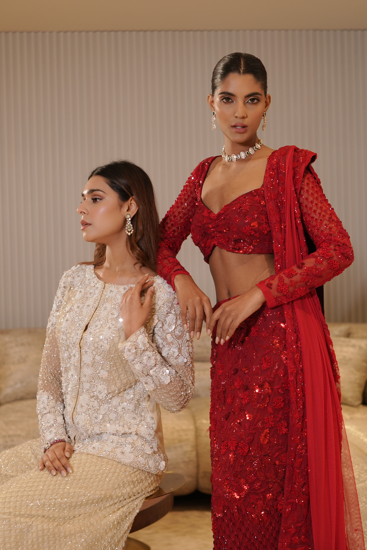 Scarlet Lehenga