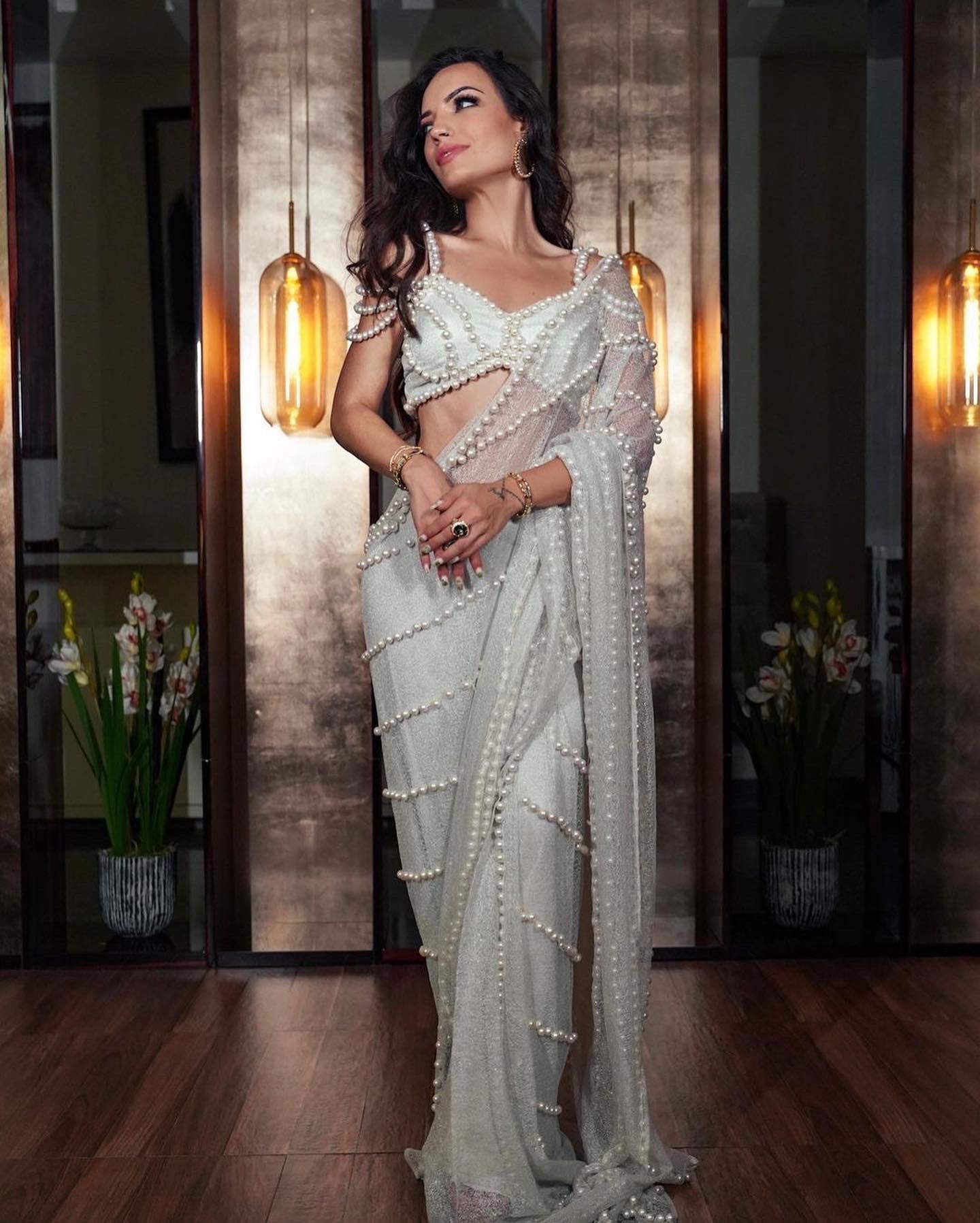 Pearl Sari