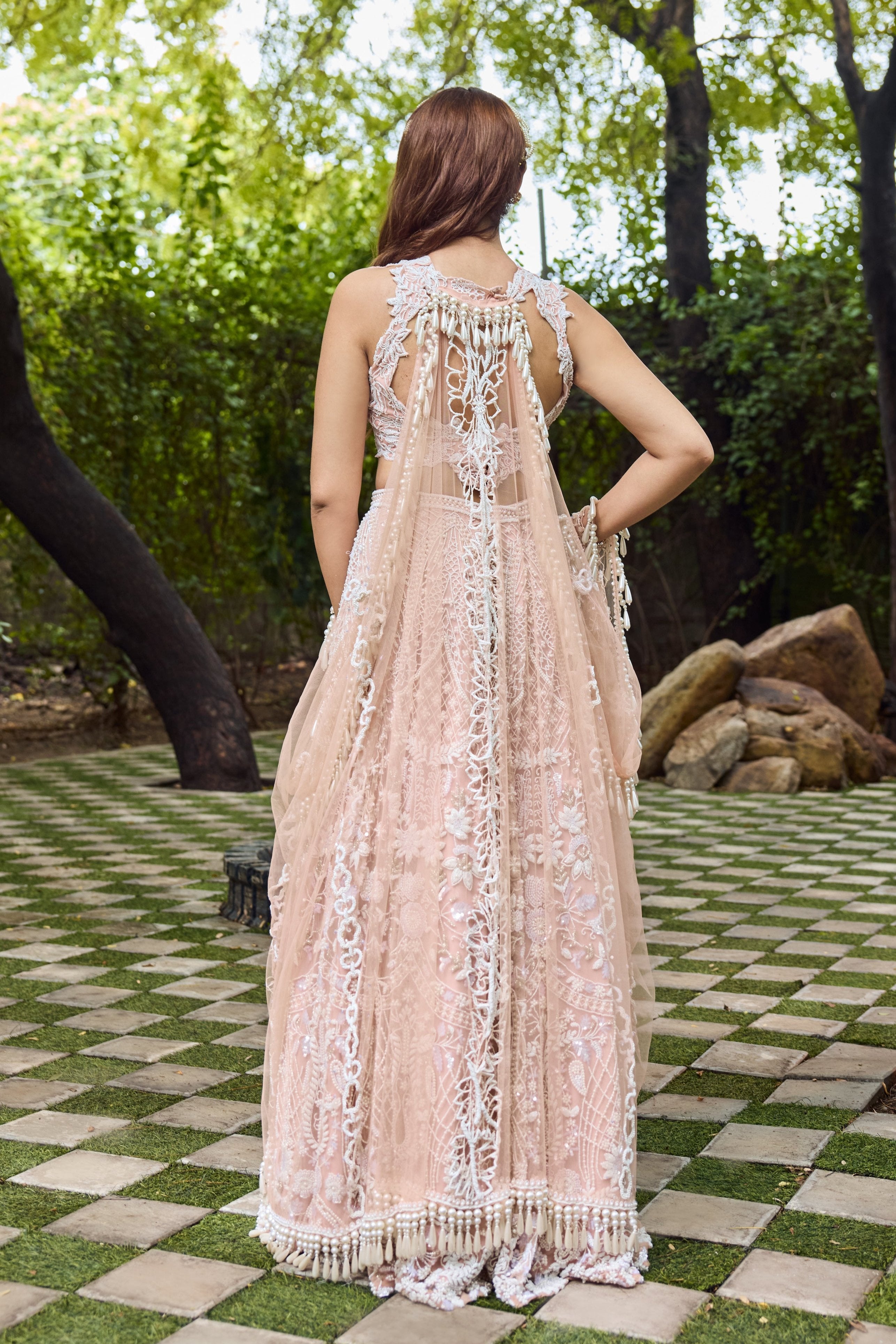 Dream - A soft pink and ivory lehenga